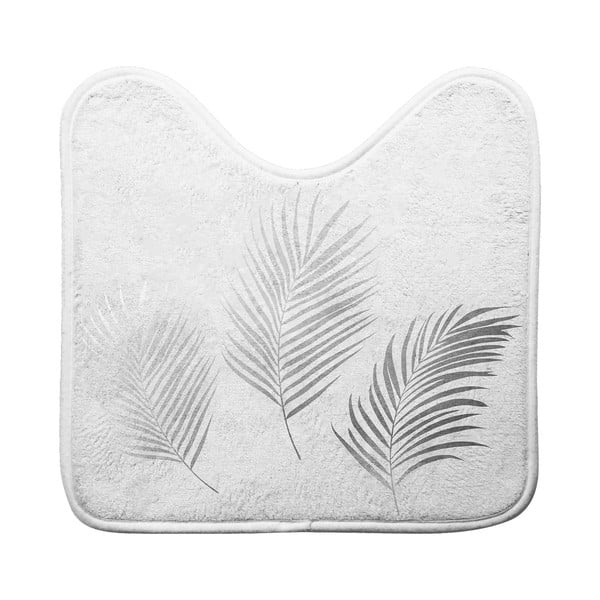 Covoraș de baie alb-argintiu pentru WC 45x45 cm Orbella – douceur d'intérieur