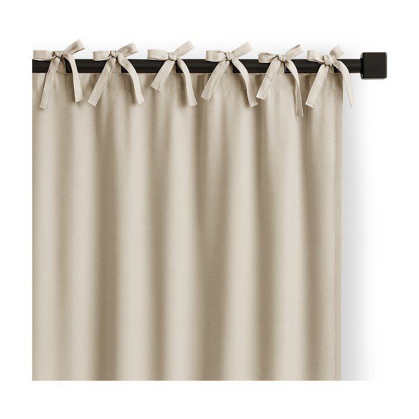 Draperie crem dimout (semi-opacă) 140x250 cm Carli Tie – Restilo