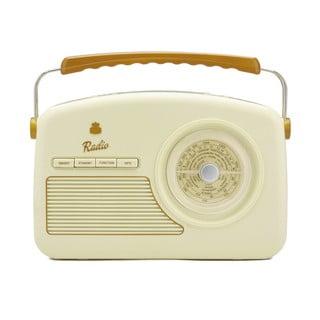 Radio retro GPO Rydell Nostalgic Dab Radio Cream, crem - alb