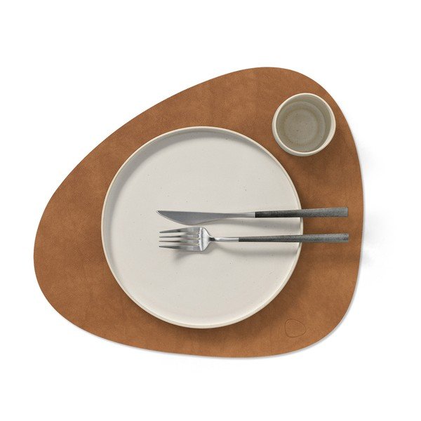 Suport pentru farfurii din piele ecologică 37x44 cm Curve L Nupo – LIND DNA-image-2