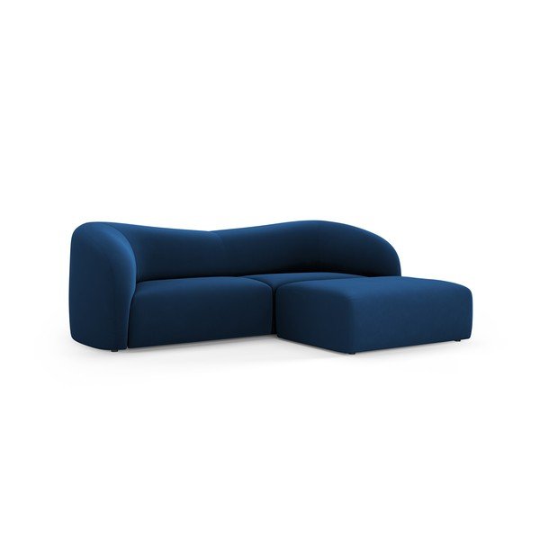 Canapea albastră cu tapițerie din catifea 237 cm Santi – Interieurs 86-image-2