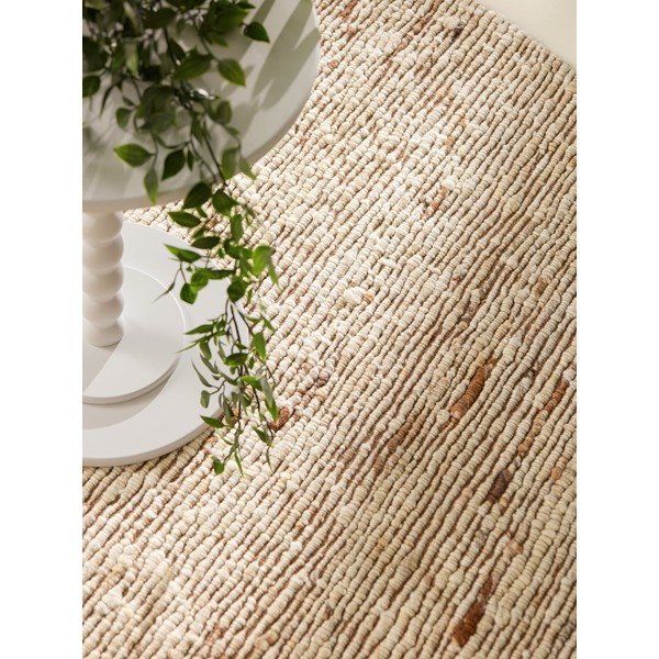 Covor bej țesut manual rotund din lână ø 200 cm Bexley Woolwich – Ted Baker-image-3