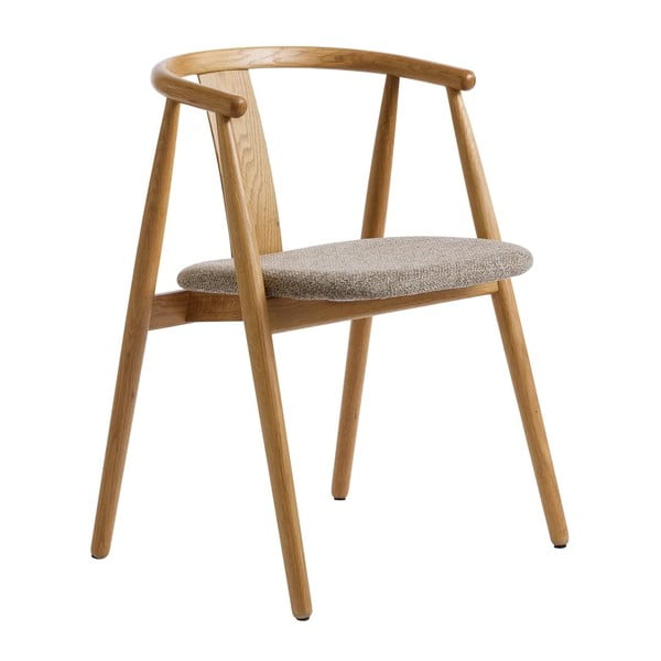 Scaun de dining bej/în culoare naturală Relate – Unique Furniture
