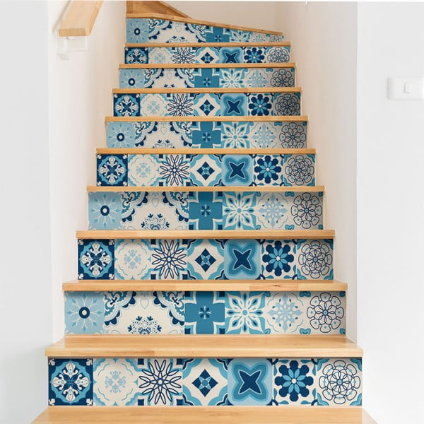Set 2 autocolante pentru scări Ambiance Stairs Stickers Unibelos, 15 x 105 cm