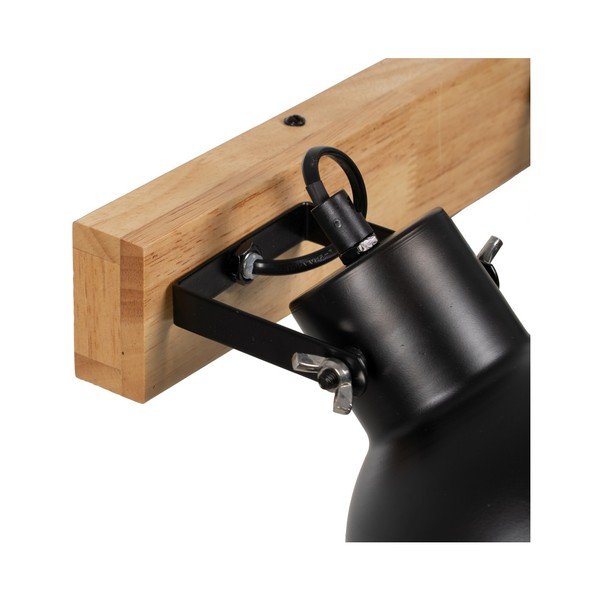 Aplică de perete neagră/în culoare naturală – Ixia-image-1