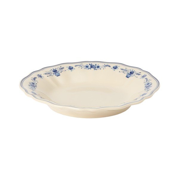 Farfurie albastră/bej adâncă din gresie ø 24,5 cm Vila – Costa Nova-image-2