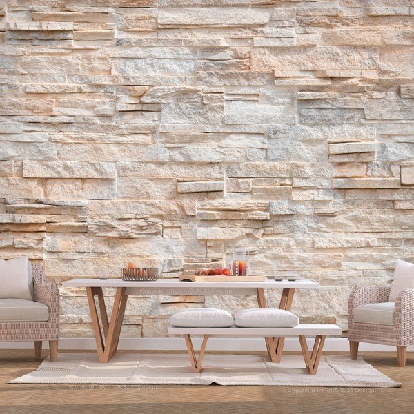 Tapet în format mare Artgeist Stony Gracefulness, 200 x 140 cm-image-1
