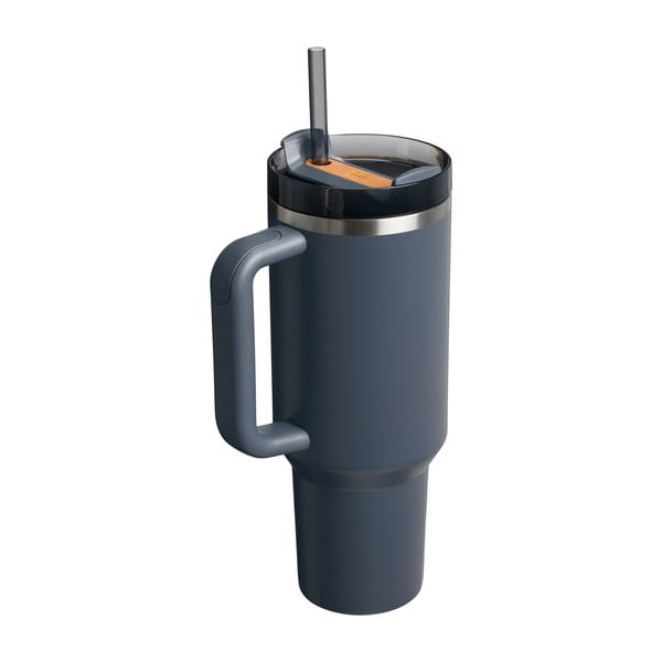 Termos albastru închis cu pai din oțel inoxidabil 1,18 l Quencher H2.0 FlowState Tumbler Twilight – Stanley-image-2