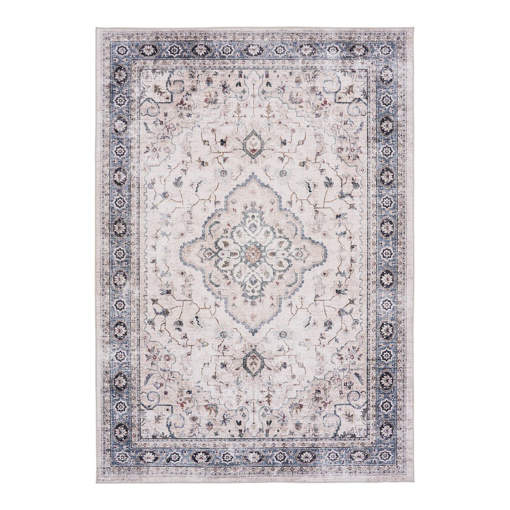 Covor bej/albastru prăfuit 200x300 cm Havana – House Nordic