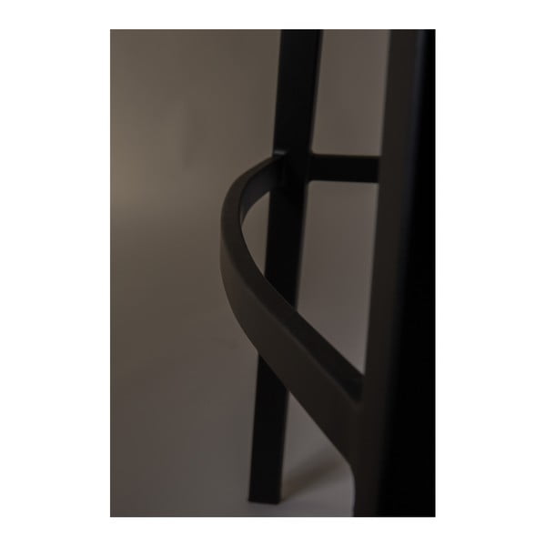 Scaune de bar maro 2 buc. tapițate (înălțime șezut 80 cm) Franky – Dutchbone-image-4