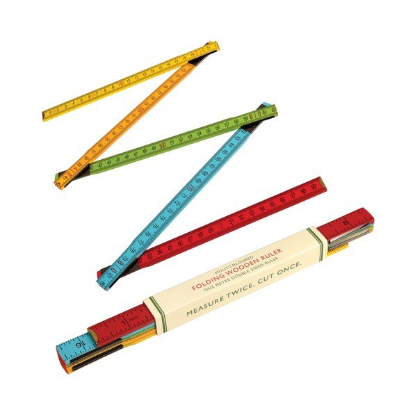 Metru pliabil din lemn Rex London Ruler, 1 m-image-2
