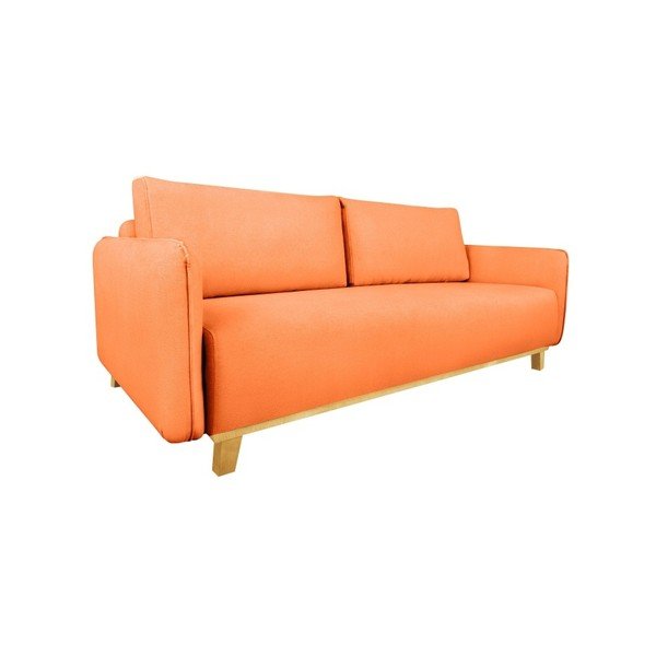 Canapea cu 3 locuri Kooko Home Bebop, portocaliu-image-2