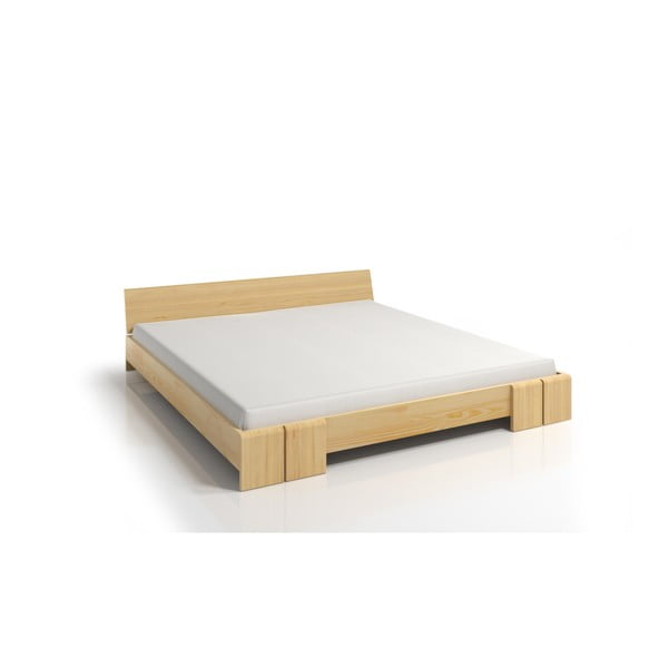 Pat dublu din lemn de pin SKANDICA Vestre, 200 x 200 cm-image-3