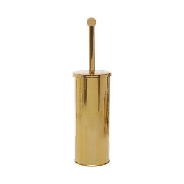 Perie de WC aurie din oțel inoxidabil Allegra – Premier Housewares