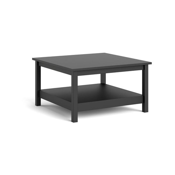 Măsuță de cafea neagră 81x81 cm Madrid - Tvilum