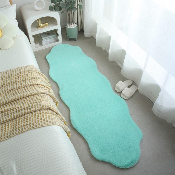 Blană verde-mentă sintetică 60x180 cm Caty – Ayyildiz Carpets-image-2