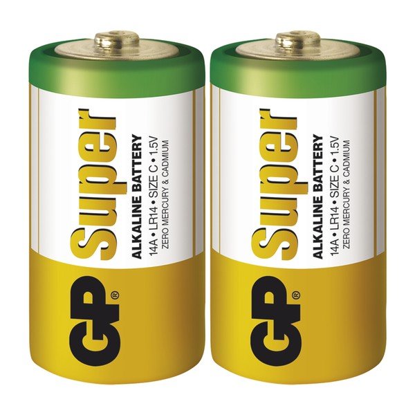 Set 2 baterii alcaline EMOS GP Super C-image-2