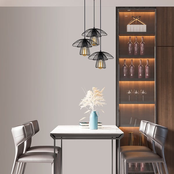 Lustră Squid Lighting Root, înălțime 117 cm, negru-image-2