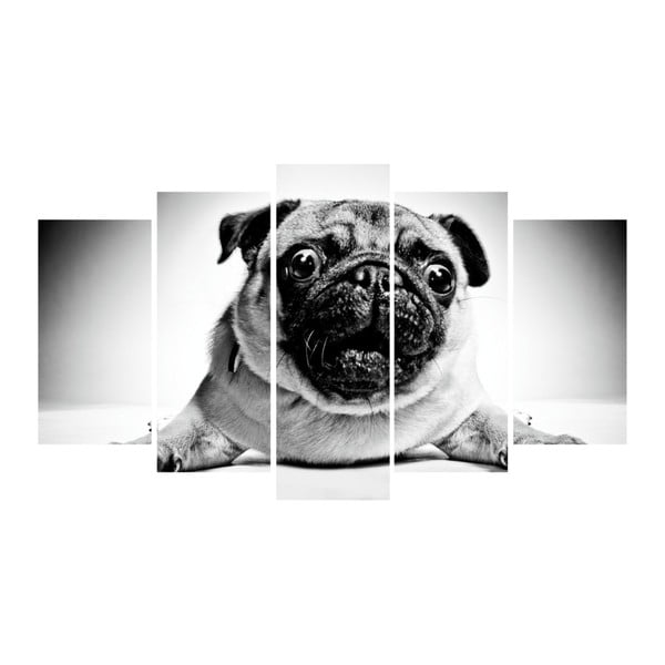 Tablou din mai multe piese 3D Art Doggie, 102 x 60 cm