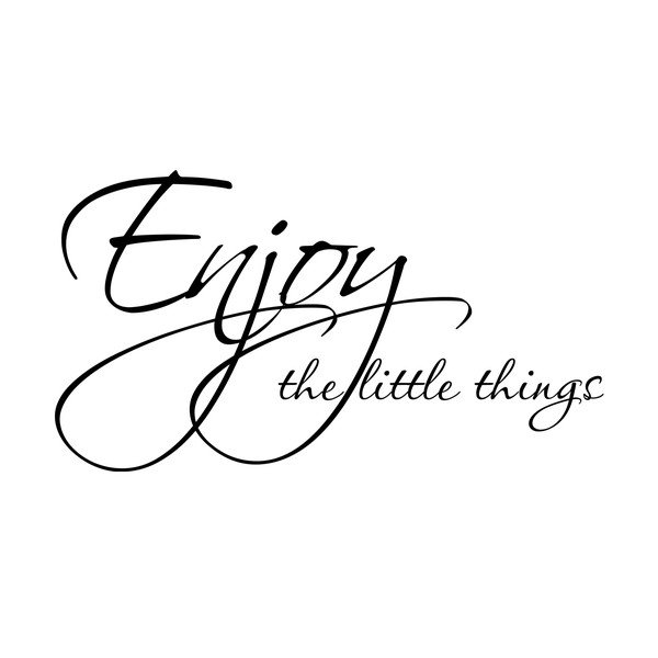 Autocolant Ambiance Enjoy the little things-image-1