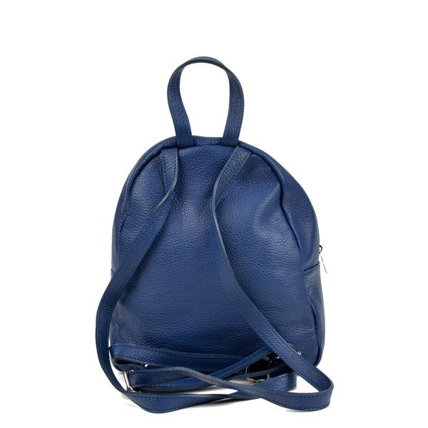 Rucsac din piele pentru femei Isabella Rhea Mille, albastru-image-4