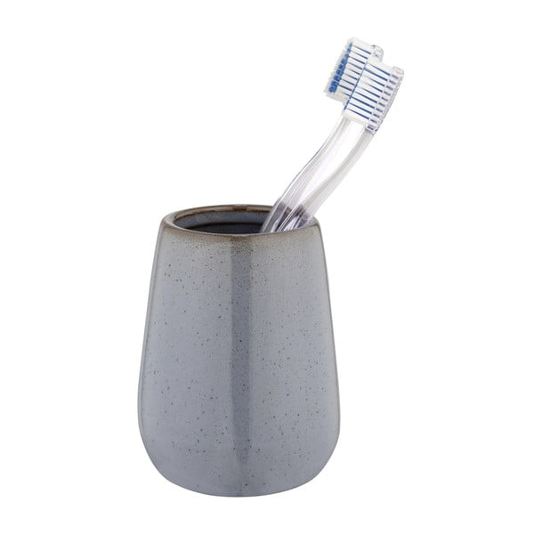 Suport pentru periuța de dinți gri din ceramică Sirmione – Wenko-image-1