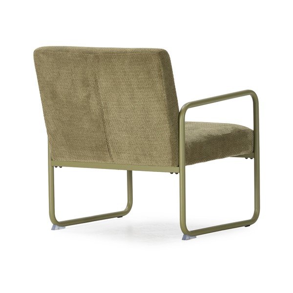 Fotoliu verde cu tapițerie din chenille Vince – MOME-image-4