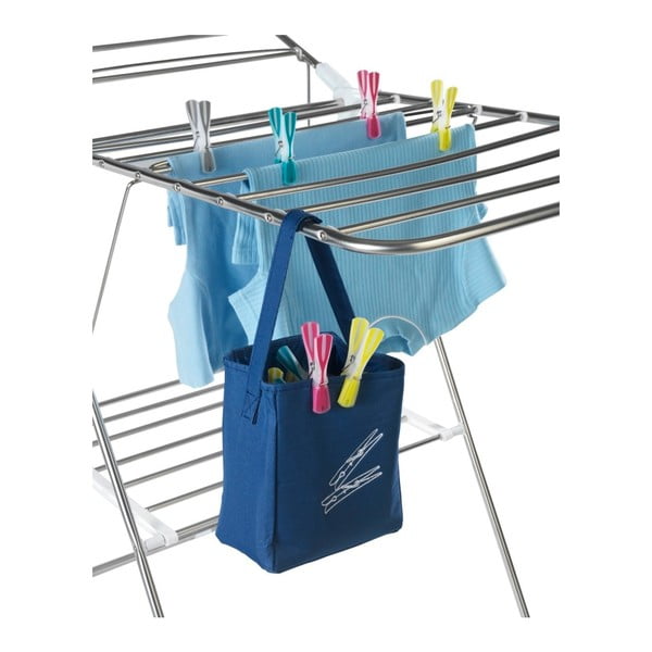 Coș pentru cârlige de rufe Wenko Peg, albastru-image-3