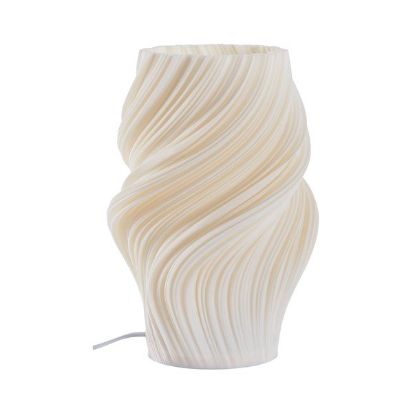 Veioză albă din plastic (înălțime 27 cm) Calais – Jotex
