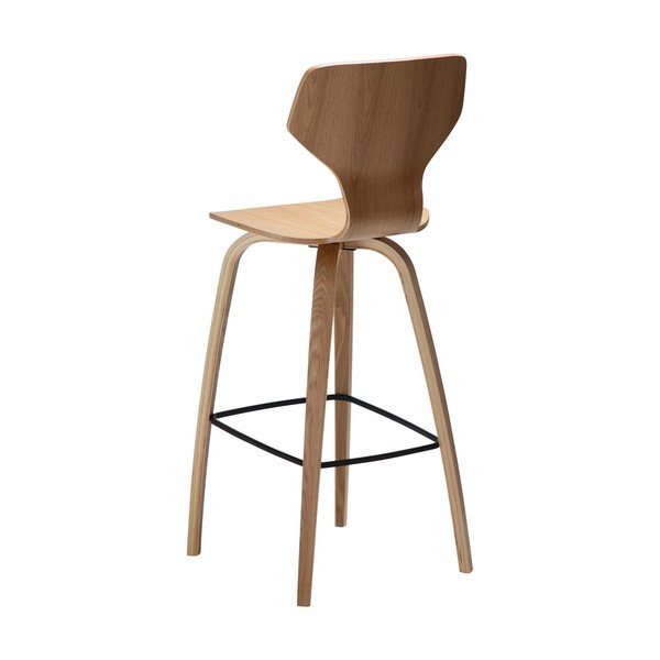 Scaun de bar în culoare naturală (înălțime șezut 75 cm) S.I.T – DAN-FORM Denmark-image-3