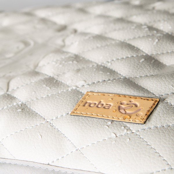 Salteluță pentru schimbat scutece 75x85 cm Greyish gesteppt – Roba-image-1