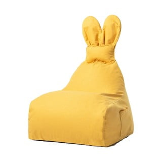 Fotoliu sac pentru copii The Brooklyn Kids Funny Bunny, galben