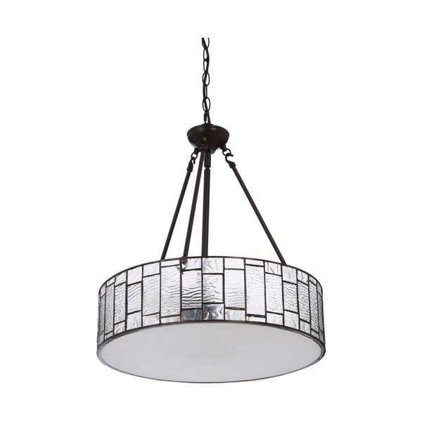 Lustră din metal cu abajur din sticlă ø 46 cm Waldorf – Premier Housewares-image-2