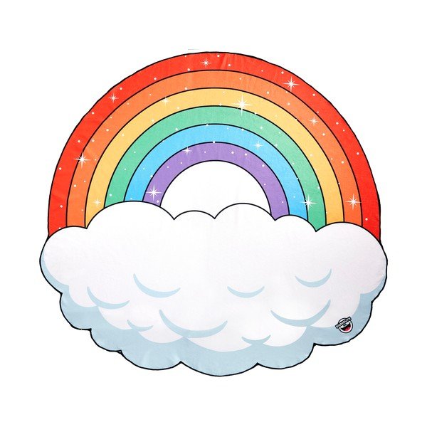 Pătură pentru plajă Big Mouth Inc. Rainbow, 150 x 164 cm, formă curcubeu-image-2