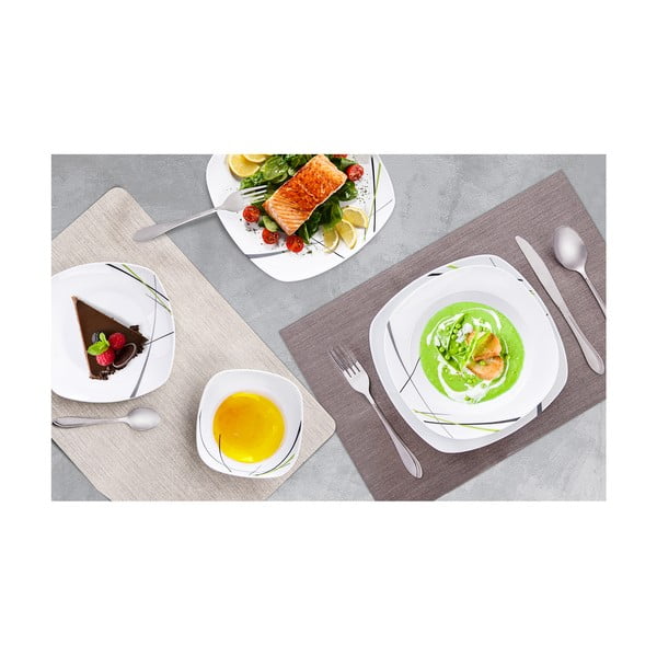 Tacâmuri argintii din oțel inoxidabil 24 buc. Satin – Orion-image-2