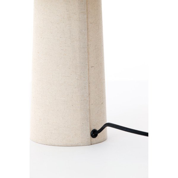 Veioză albă cu abajur textil (înălțime 50 cm) Musaby – Light & Living-image-2