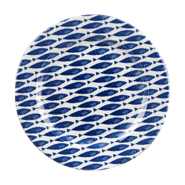 Farfurie din ceramică Churchill China Fishie Blue, ⌀ 30