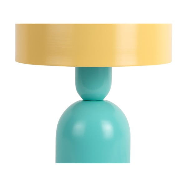 Veioză galbenă/turcoaz (înălțime 24 cm) Double Funky – Leitmotiv-image-2