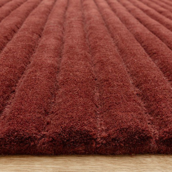 Covor burgundy țesut manual din lână 120x170 cm – Asiatic Carpets-image-1
