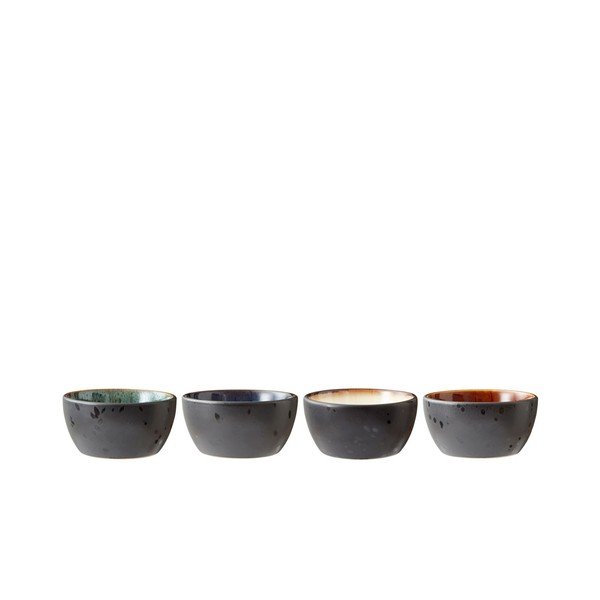 Boluri mici negre 4 buc. pentru servire din ceramică 200 ml Gastro Black/Mix – Bitz