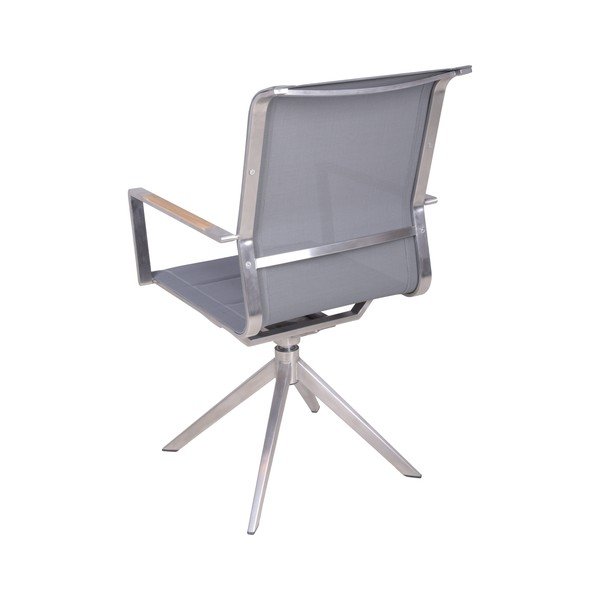 Scaun de grădină gri din metal Salida – Garden Pleasure-image-2