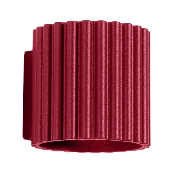 Aplică de perete burgundy ø 10 cm Zora – Sollux
