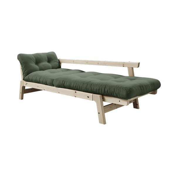 Canapea variabilă KARUP Design Step Natural, verde-image-3