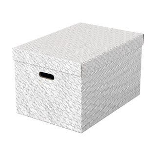Set 3 cutii depozitare Esselte Home, 35,5 x 51 cm, alb