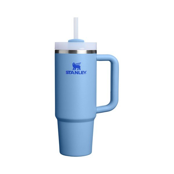 Termos albastru cu pai din oțel inoxidabil 890 ml Quencher H2.O FlowState™ Tumbler Blue Sky – Stanley