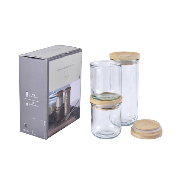 Set 3 borcane de sticlă Hermetic – Ego Dekor-image-3