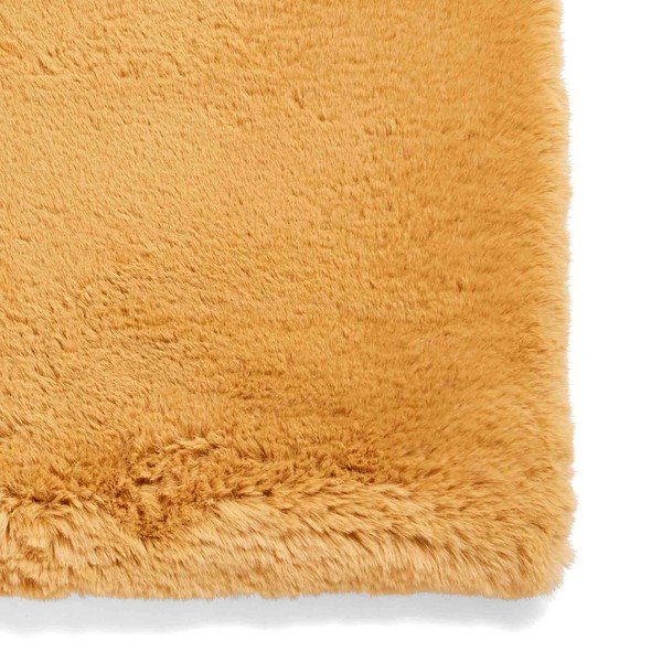 Covor galben muștar 80x150 cm Super Teddy – Think Rugs-image-4