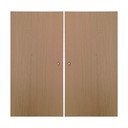 Ușă cu aspect de stejar  pentru sistemul de rafturi modulare 2 buc 32x66 cm Mistral Kubus - Hammel Furniture