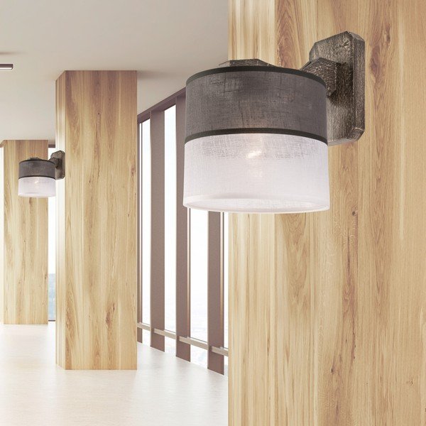 Aplică de perete gri ø 16 cm Andrea – LAMKUR-image-2