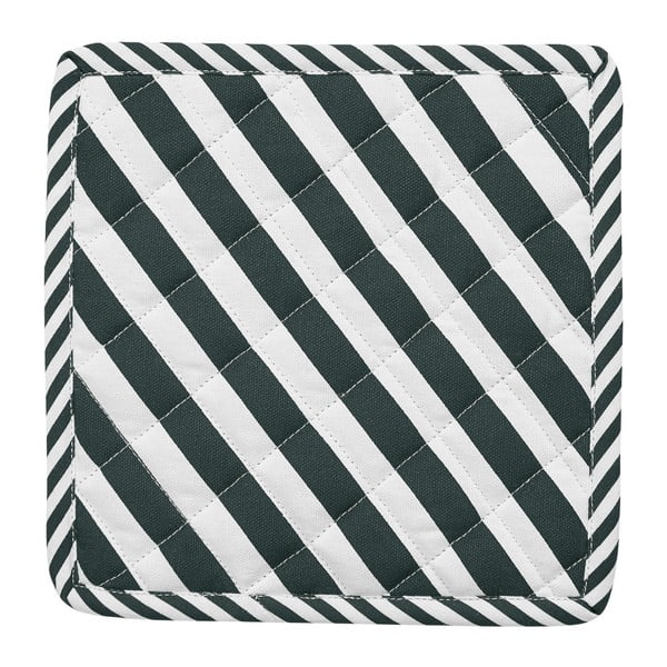 Set 2 suporturi oală fierbinte Miss Étoile Closed Eye Black Stripes, 22,4 x 22,4 cm